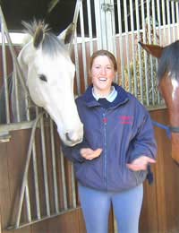 Equine Therapist Gillian Higgins Horse